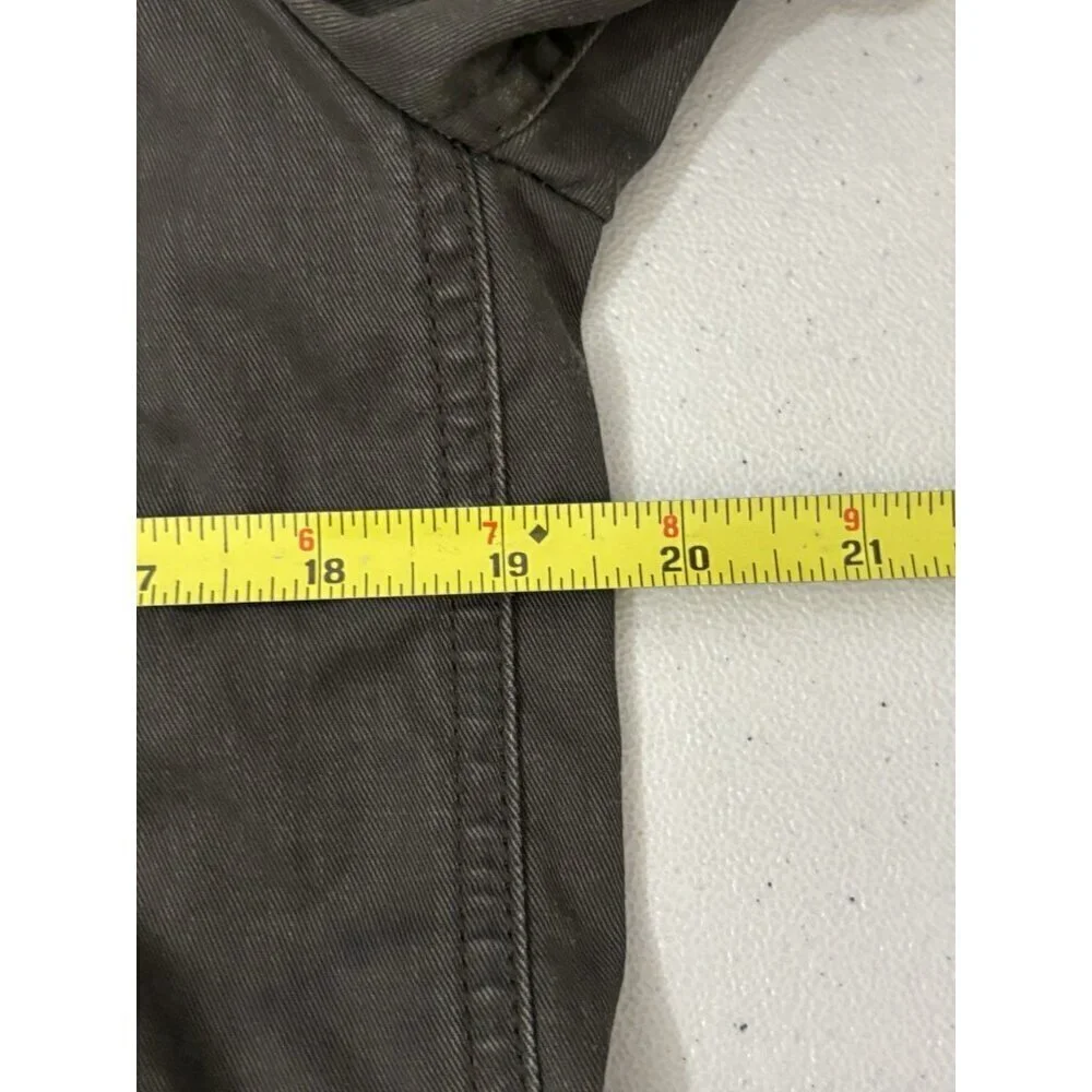 j crew downtown field jacket Military Green Boyfriend Style Size Medium